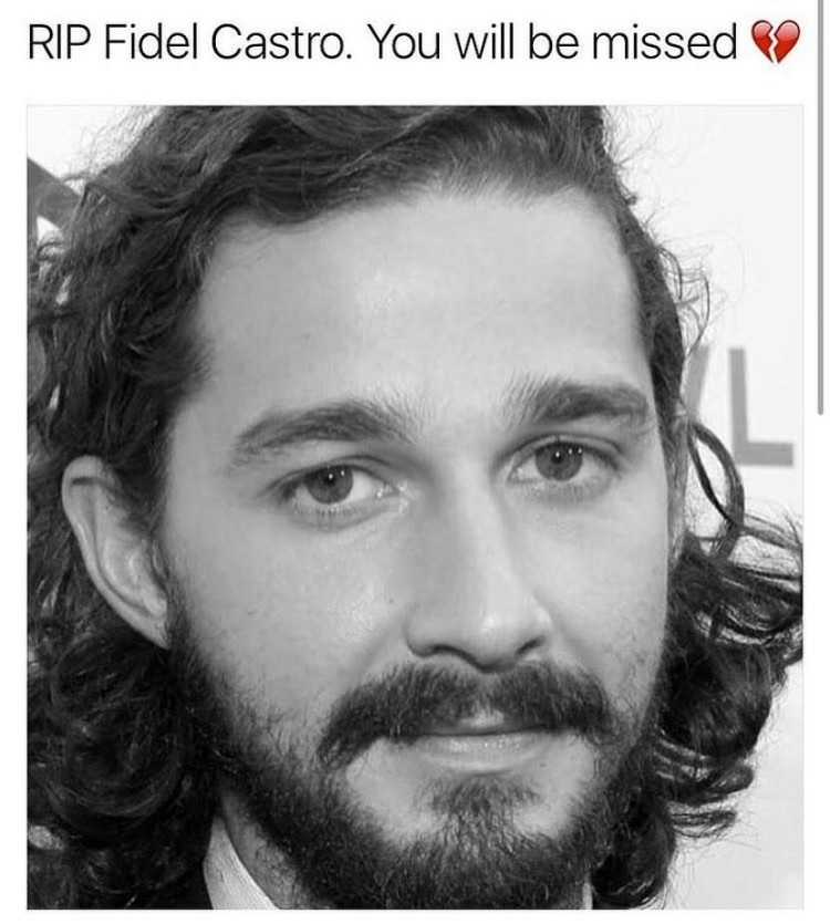 RIP Fidel Castro. You will be missed