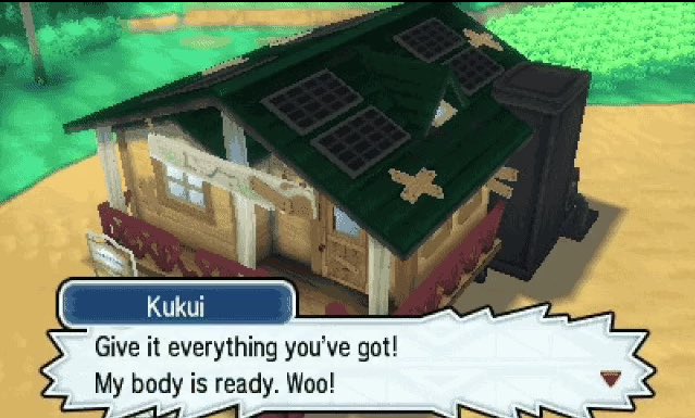 Kukui Give it everything you've got! My body is ready. Woo!