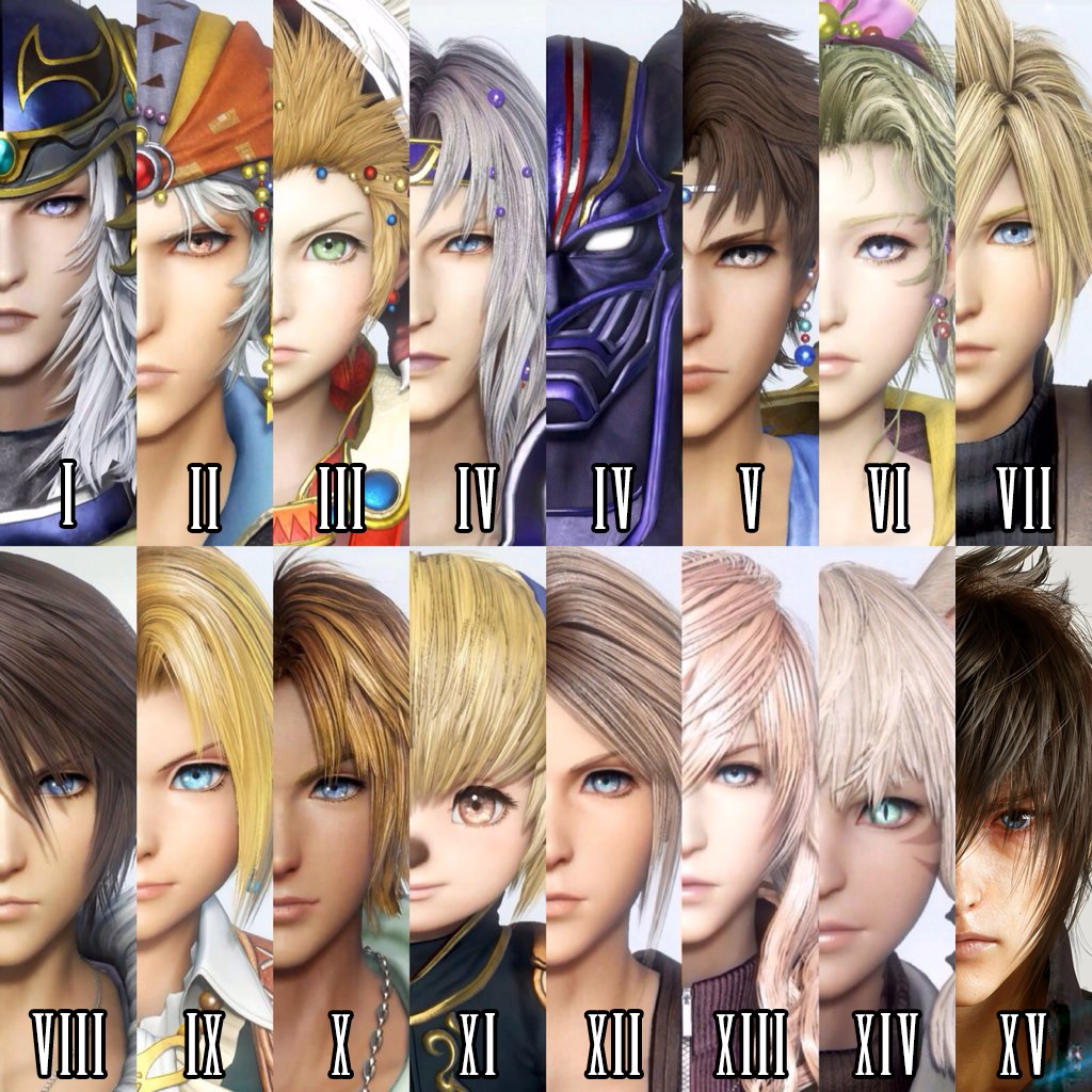 Fifteen Protagonists Final Fantasy Know Your Meme