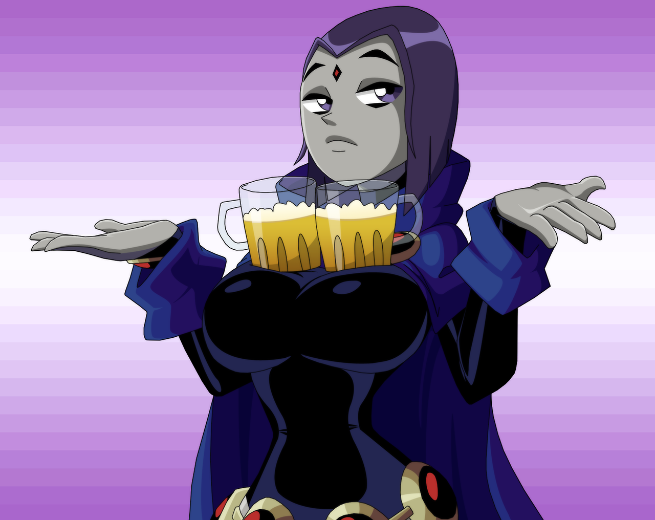 Drinks On Raven Teen Titans Know Your Meme 