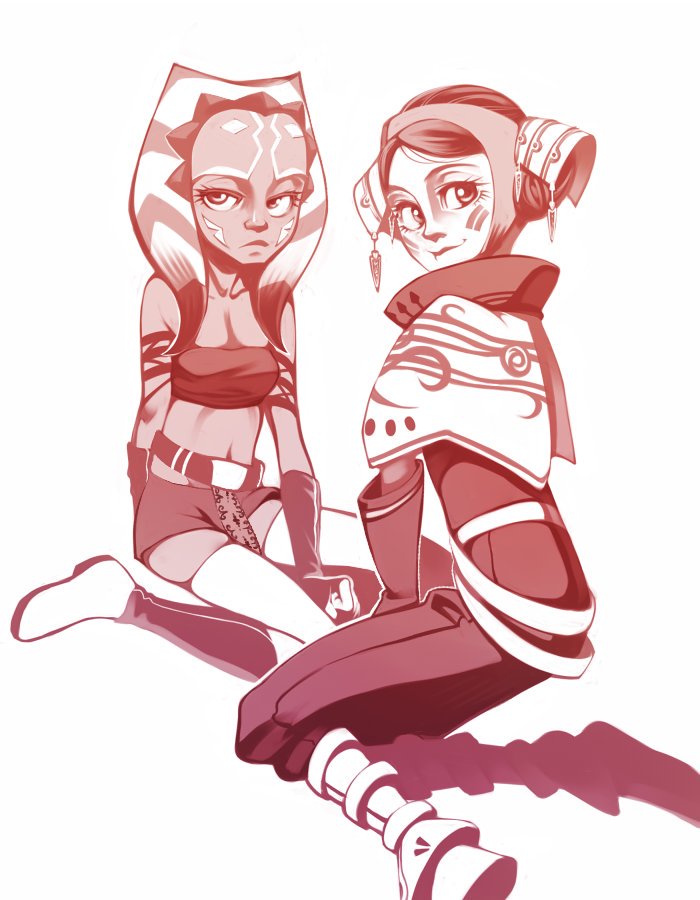 Ahsoka And Senator Chuchi By Simon 7617118 Star Wars Know Your Meme