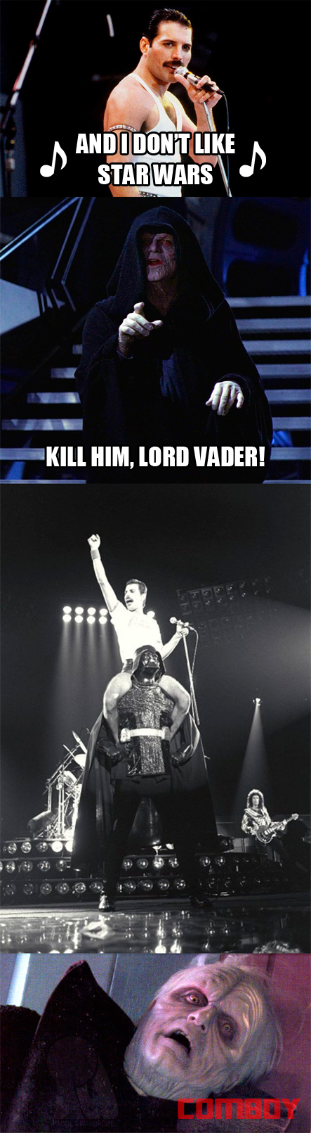 Freddie Mercury VS Star Wars Freddie Mercury Know Your Meme