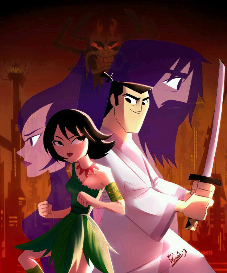 Poster danime Jack Samurai Jack décoration murale décoration pour salon  impression sur toile peinture aquarelle 60 x 90 cm  Amazonca Maison