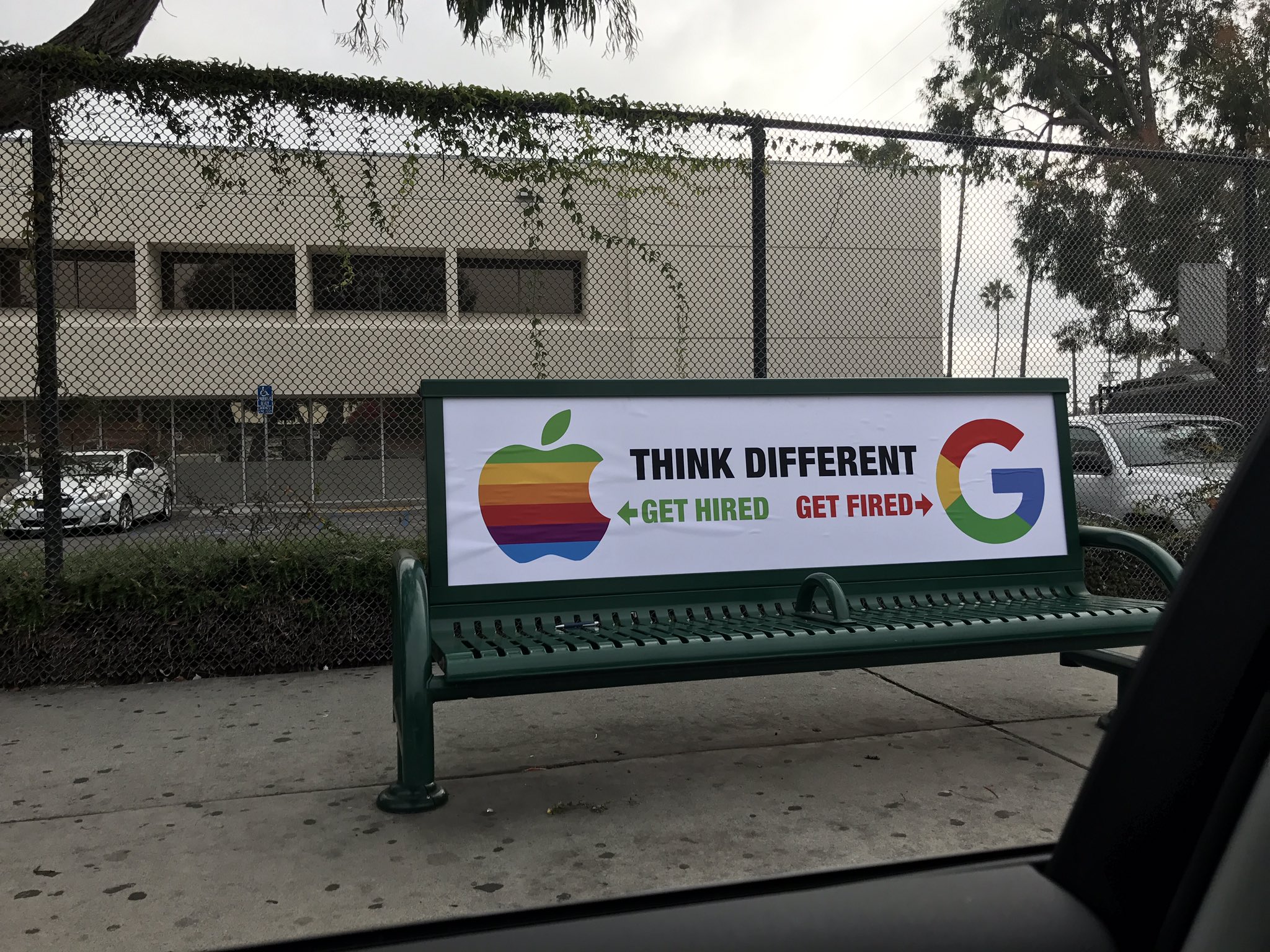 THINK DIFFERENT GET HIRED GET FIRED→