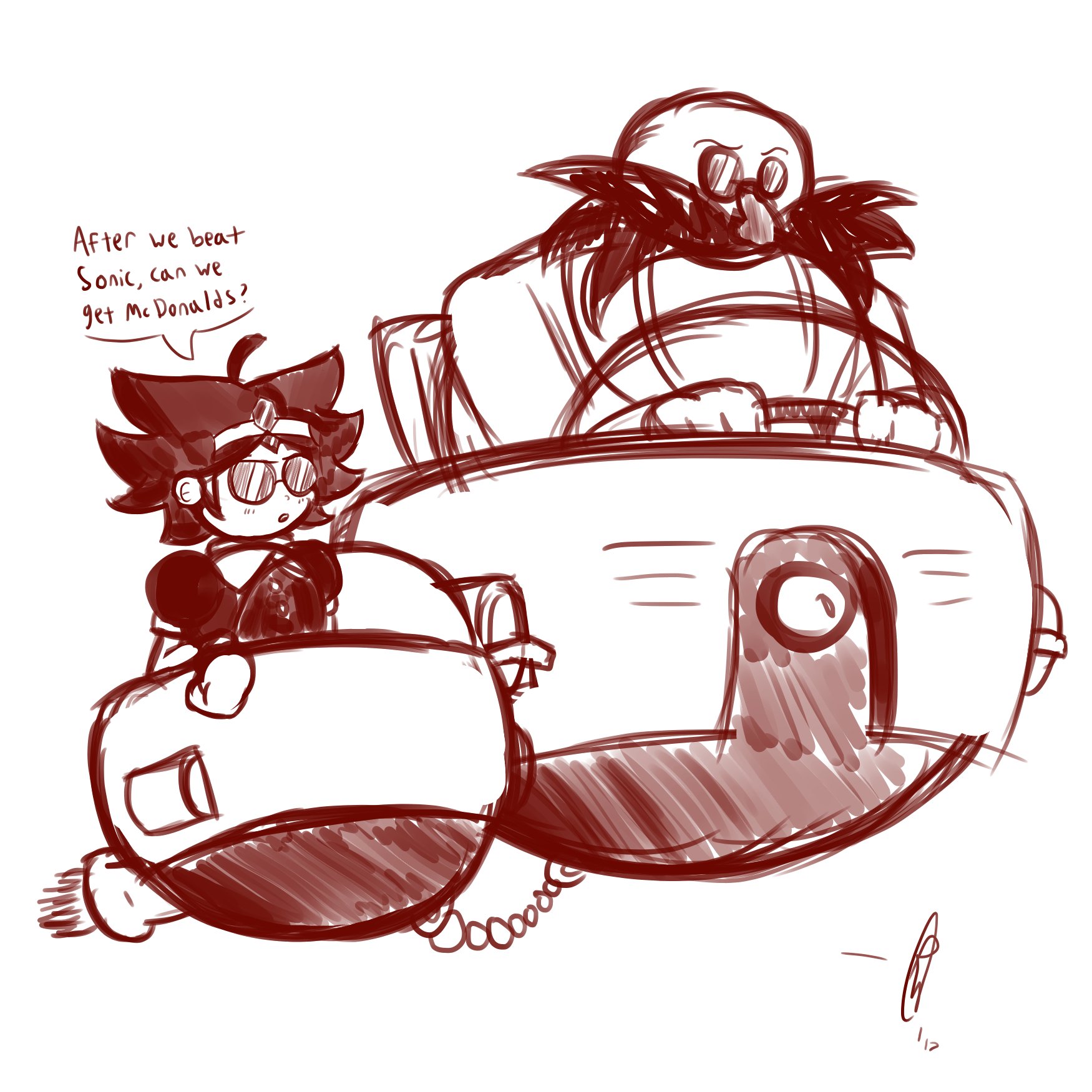 Egg mobile (Dr. Eggman) машина