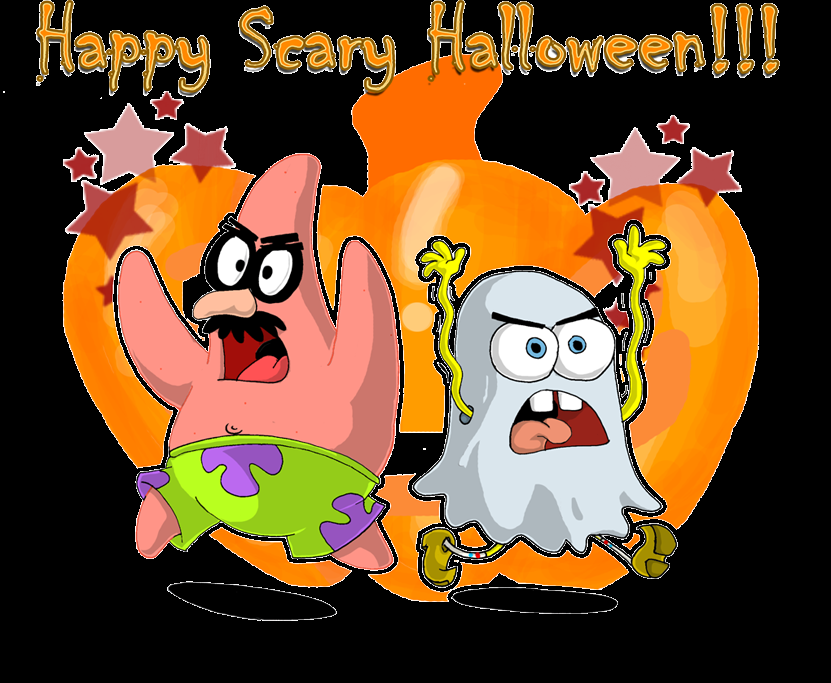 spongebob squarepants halloween wallpaper