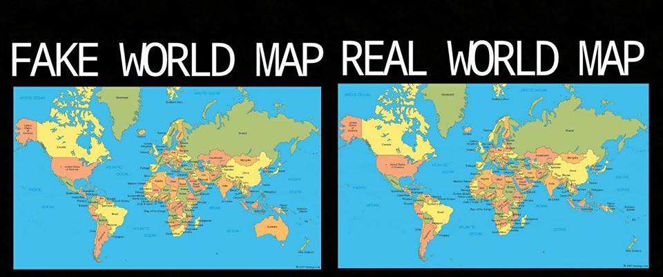 Fake Map Real Map Australia Is Not Real Know Your Meme