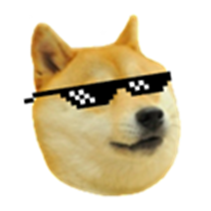 Why Deal With It Know Your Meme - president doge roblox president doge transparent png 420x420