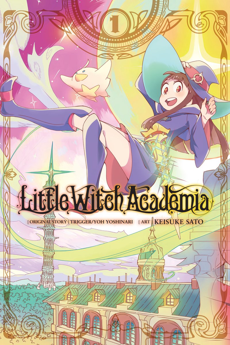 Little Witch Academia Tv Anime Adaptation Manga Cover Little Witch Academia Know Your Meme