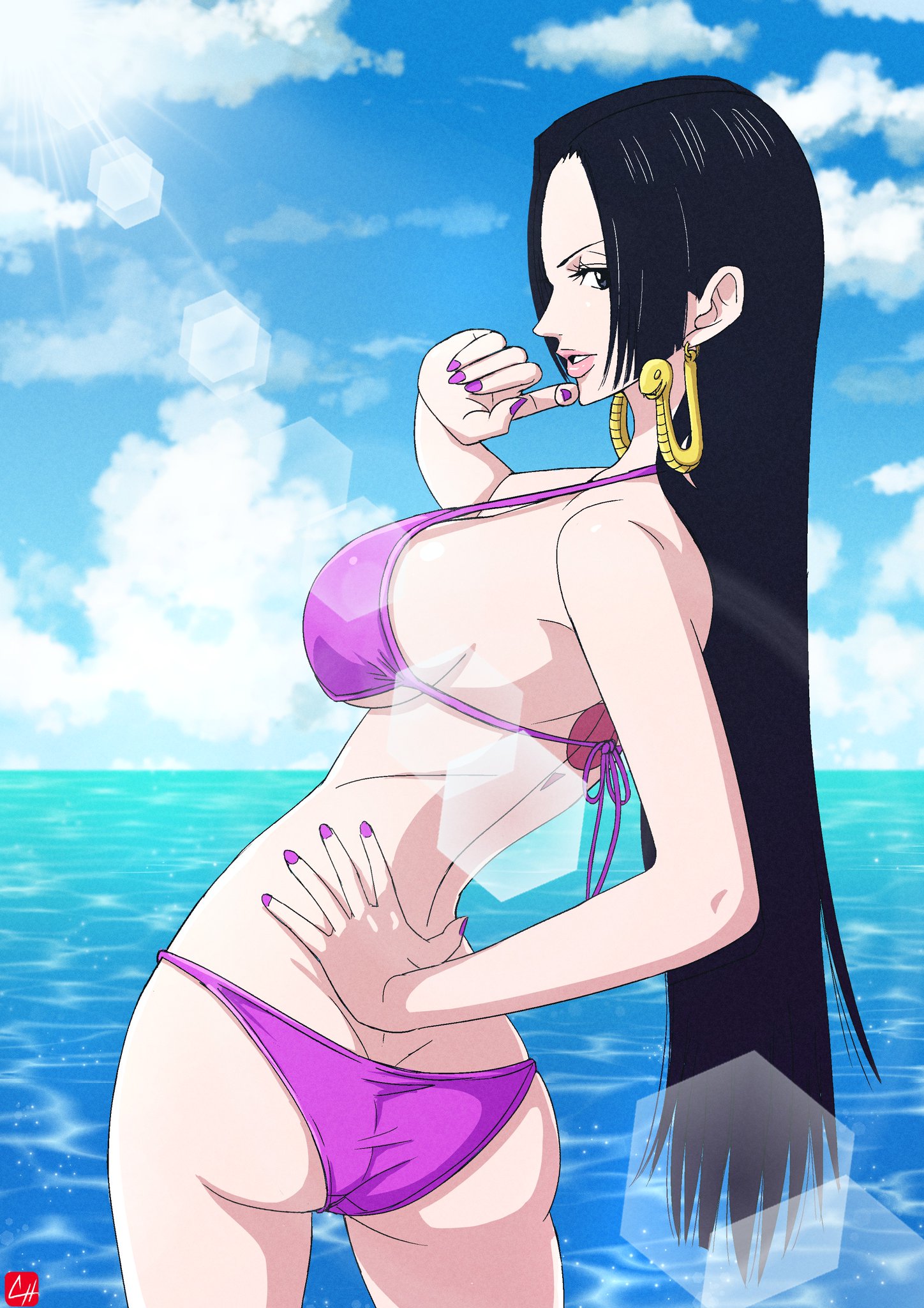 Boa Hancock bikini One Piece Know Your Meme