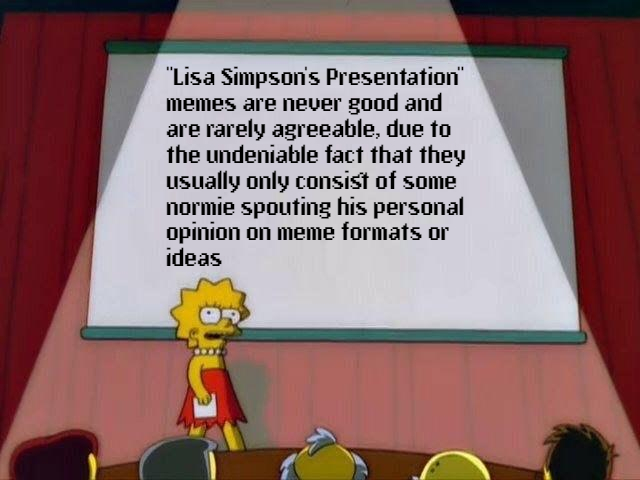 Hypocrisy At Its Finest Lisa Simpson s Presentation Know Your Meme Hypocrisy At Its Finest Lisa Simpson s Presentation Know Your Meme