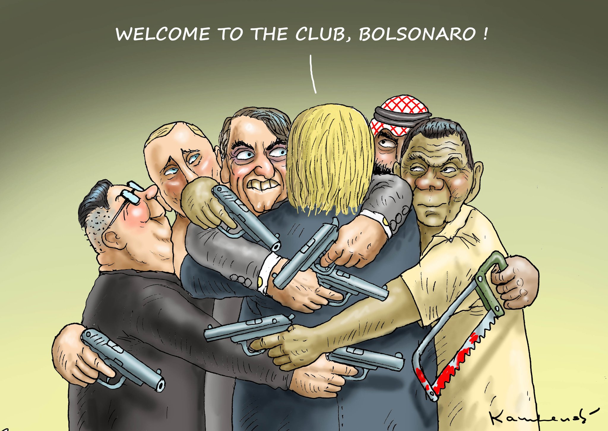 WELCOME TO THE CLUB, BOLSONARO!