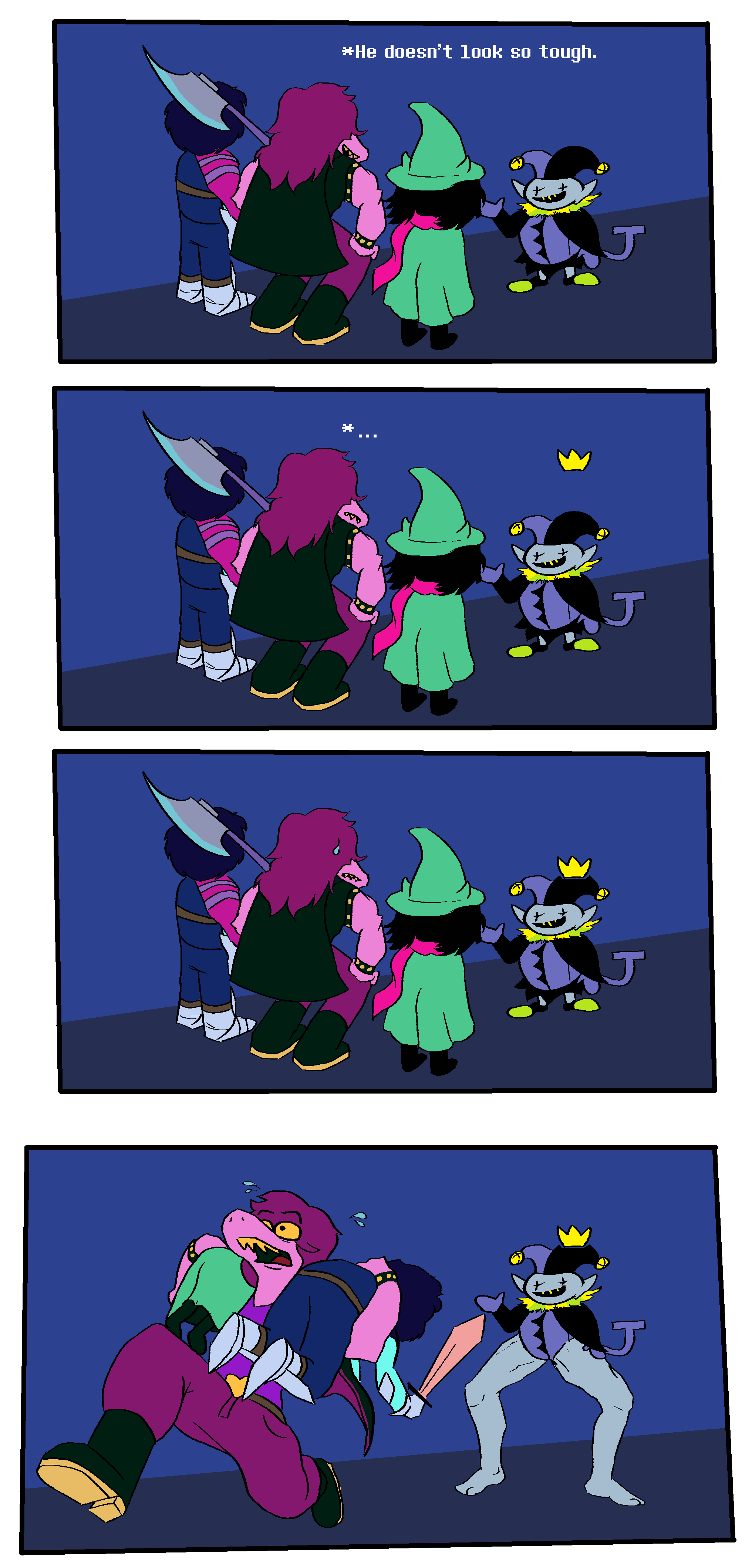 Jevil Get s A Leg Up On The Competition Know Your Meme Jevil Get s A Leg Up On The Competition Know Your Meme