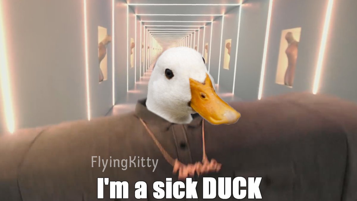 FlyingKitty I'm a sick DUCK