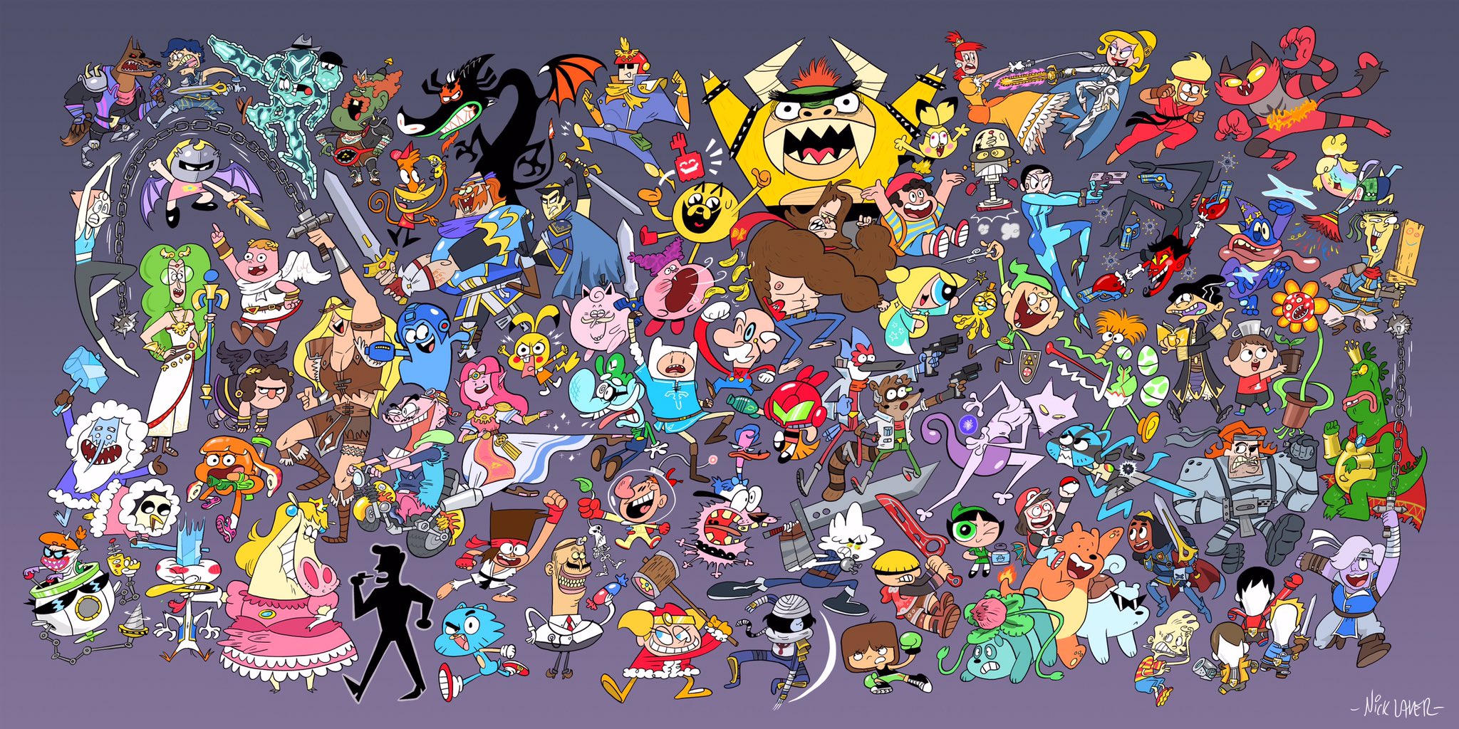 Cartoon Fighters  Old cartoon network, Cartoon network fanart, Cartoon