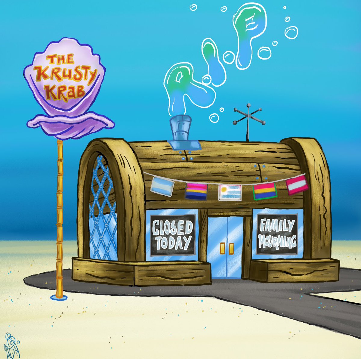 Spongebob At The Krusty Krab