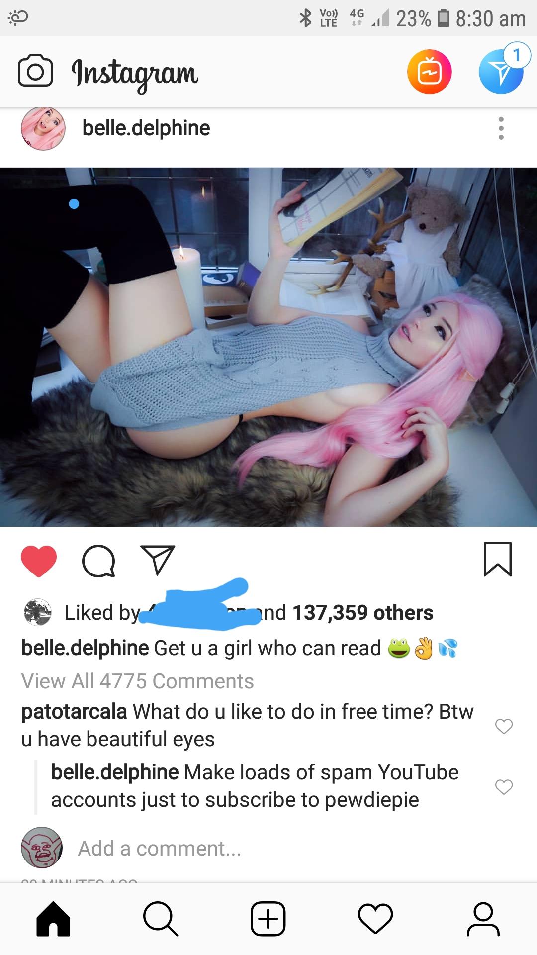 Belle delphine thots