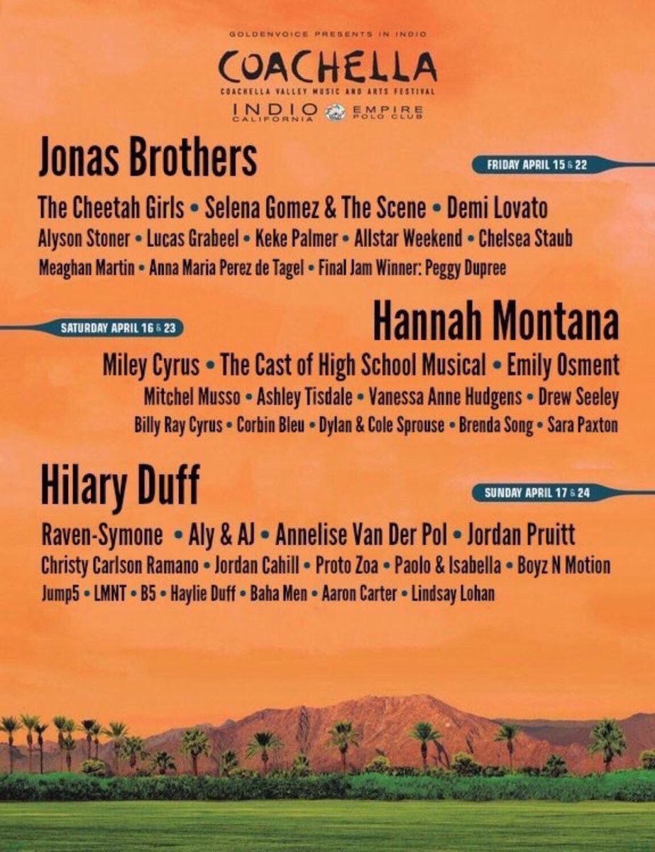 nicholastmusic parody lineup Coachella Lineup Poster Parodies Know