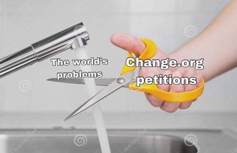 The world's Change.org problenmsopetitions