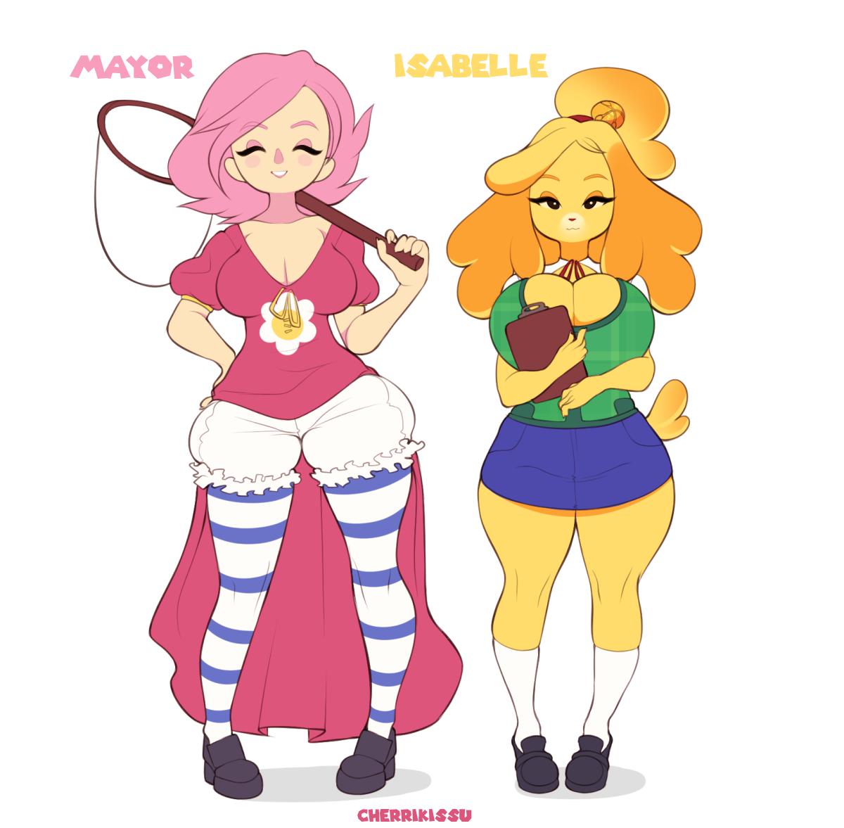 Girl And Animal Crossing