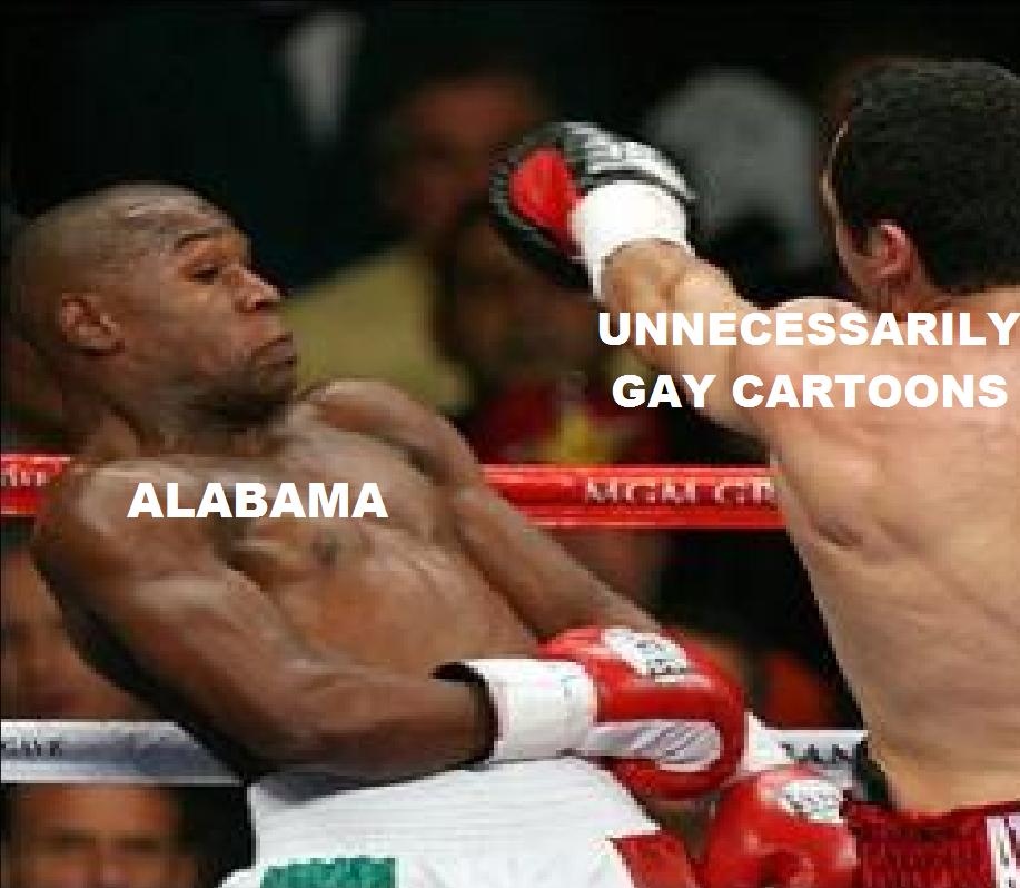 UNNECESSARILY GAY CARTOONS ALABAMA