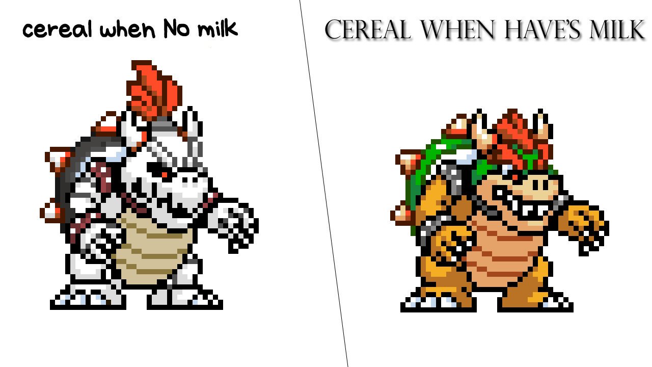 cereal wheh No milk CEREAL WHEN HAVE'S MILK