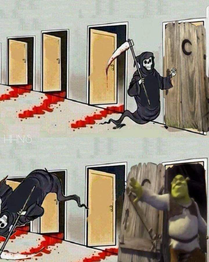 Shrek Death Knocking on Doors Know Your Meme