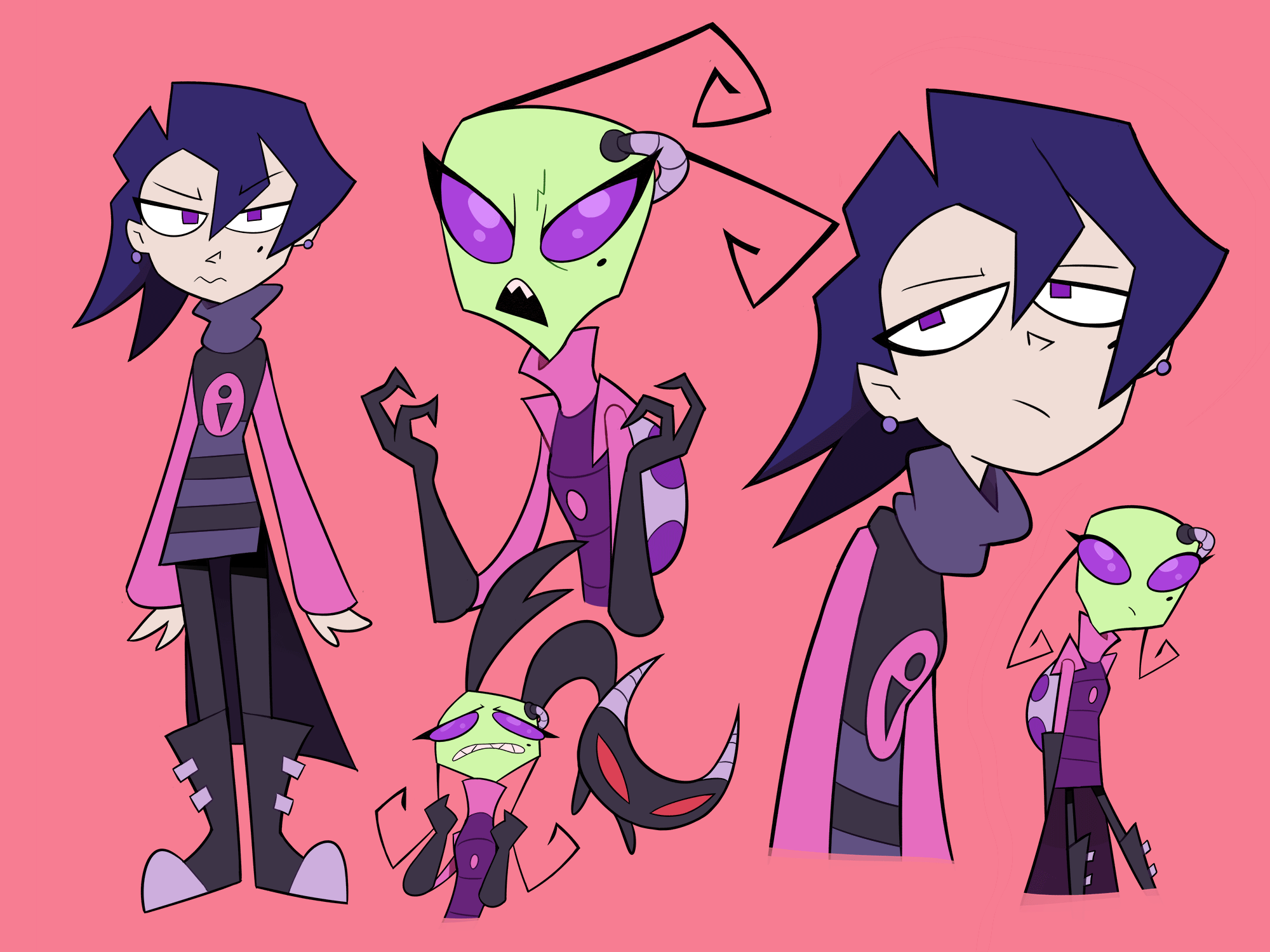 invader zim tak and zim