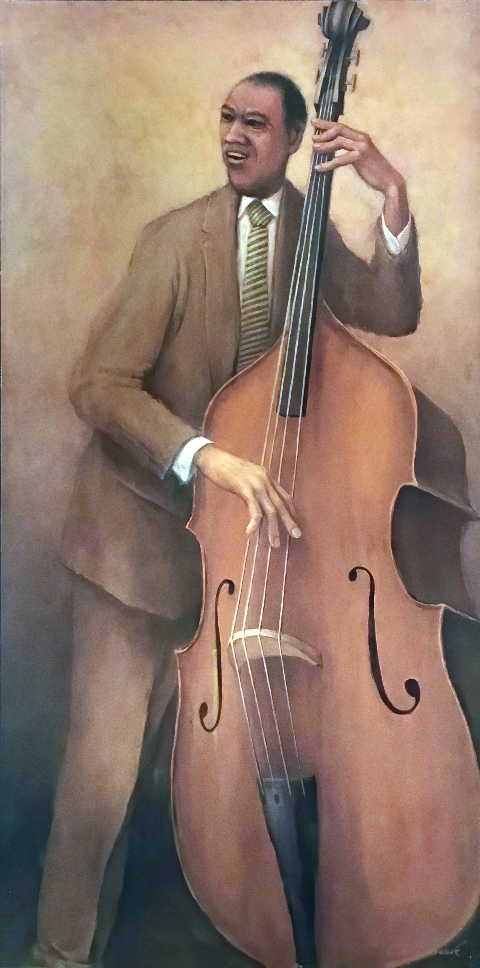 Fabrice de Villeneuve, Cool Jazz, Oil, Unknown Date