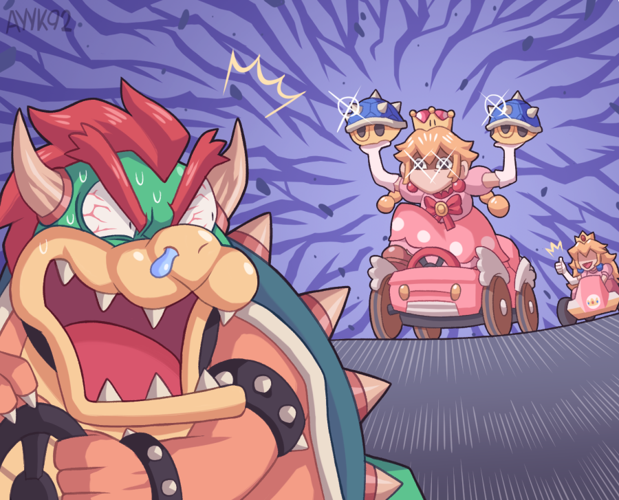 Боузер с короной. Princess Peach and Bowser. Марио Bowser принцесса. Принцесса Пич и Боузетта.