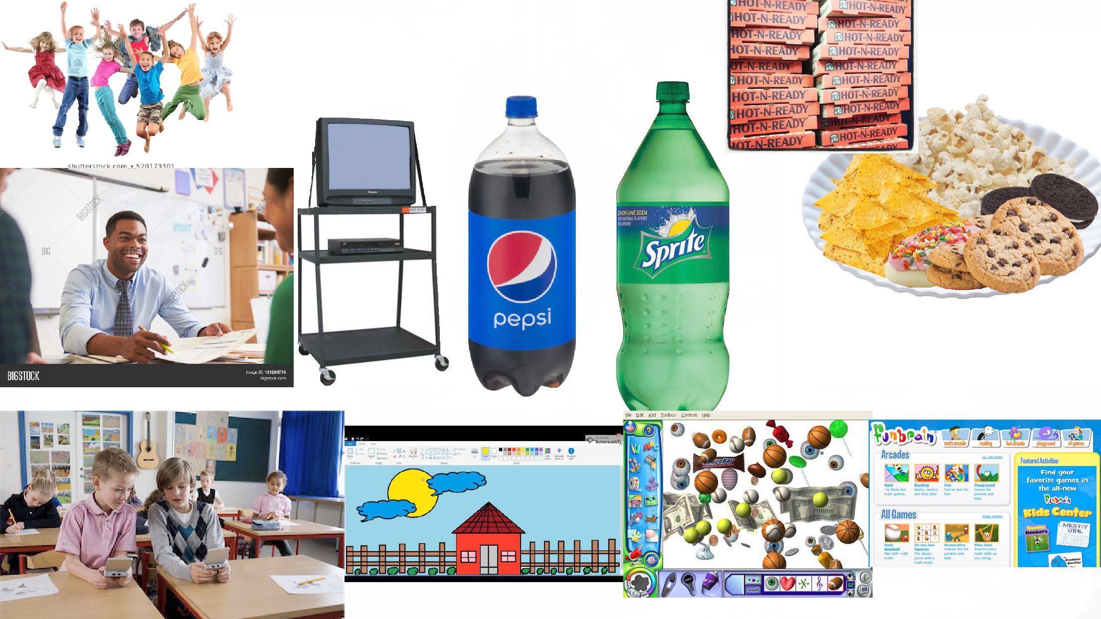 Last Day Of Elementary School Pizza Party In The Late 00 s Starter 