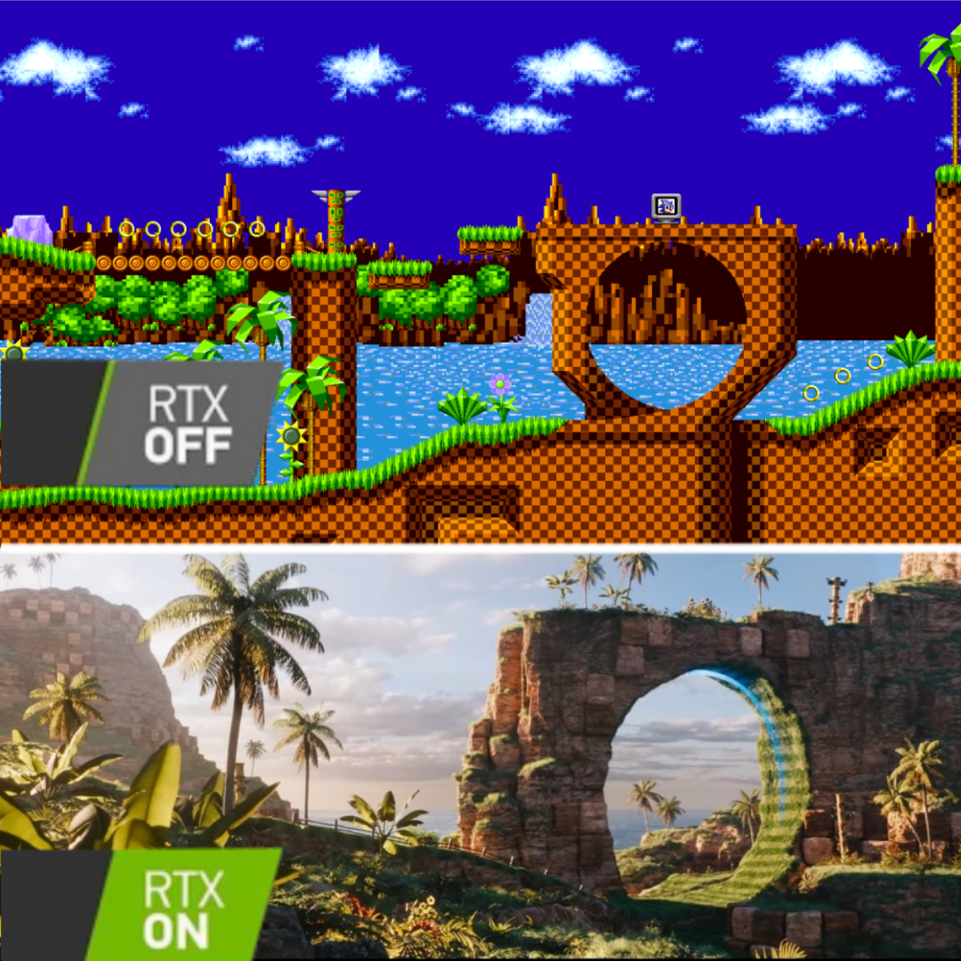 Green Hill Zone looks pretty good.