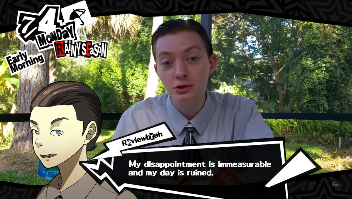 MOND Y Morning SaS N REviewbrah My disappointment is immeasurable and my day is ruined.