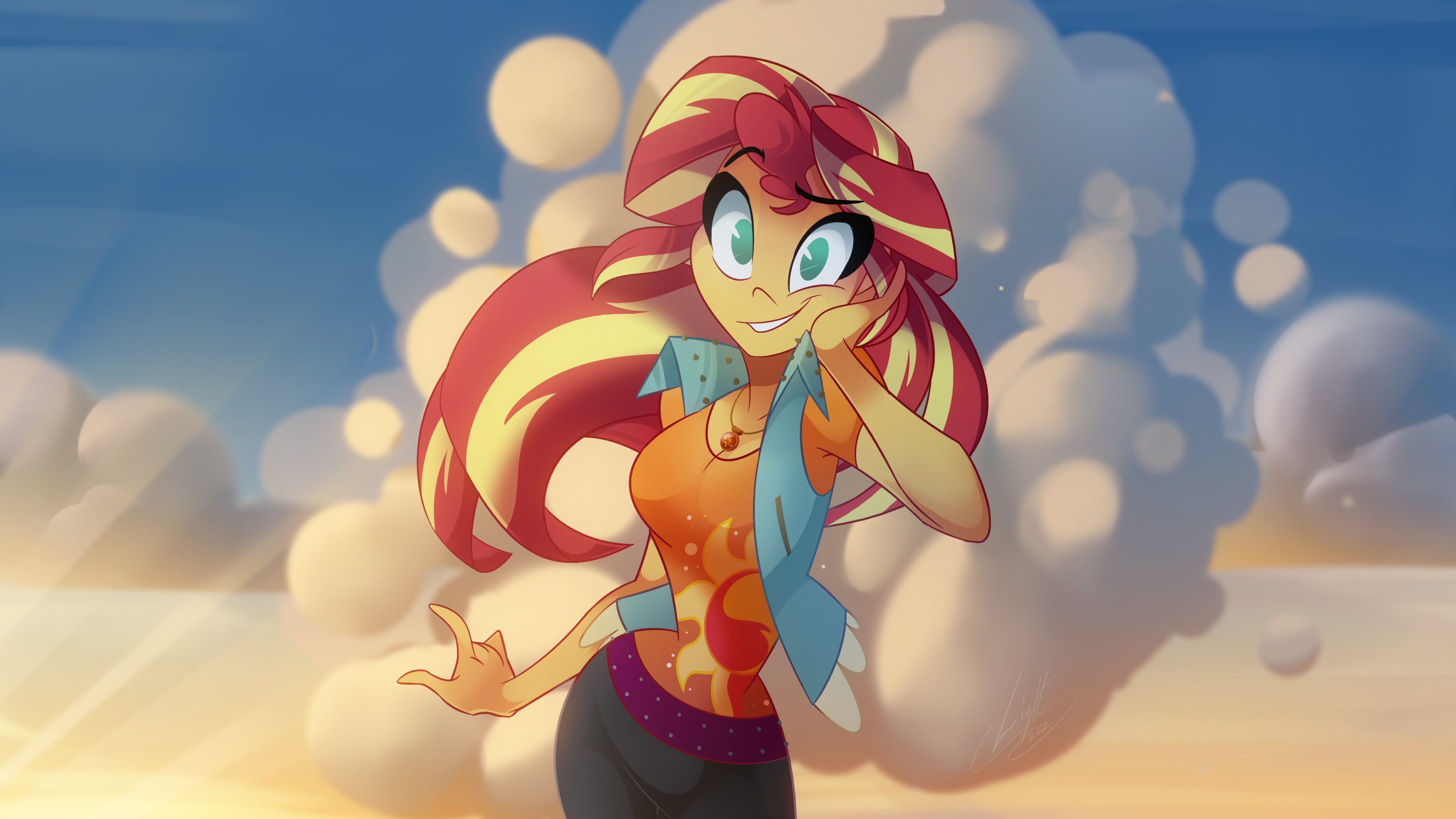 "🧡✨New Sunset Shimmer illustration is over! ✨🧡" - Light_artist
