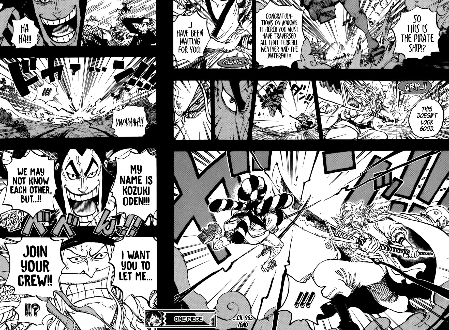 Oden And Whitebeard Meet One Piece Know Your Meme