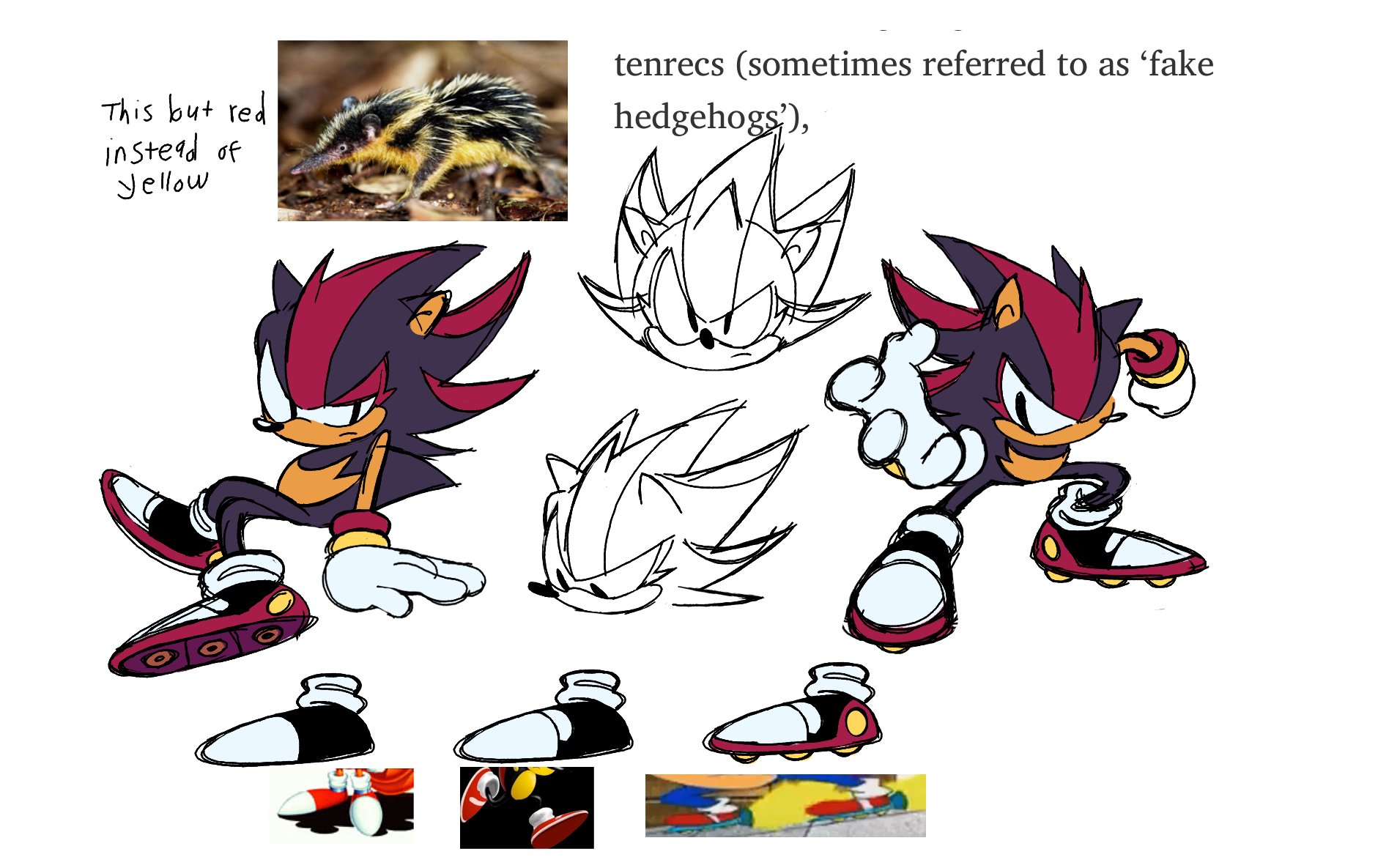 classic shadow the hedgehog