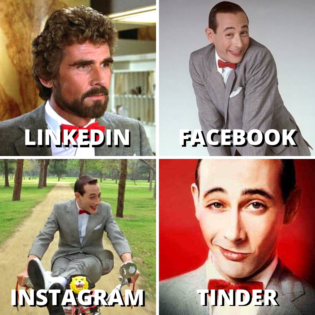 LINKEDIN FACEBOOK INSTAGRAM TINDER