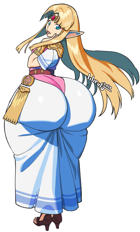 Zelda, Zelda's Super Smash Bros. Ultimate Butt / Zeldass