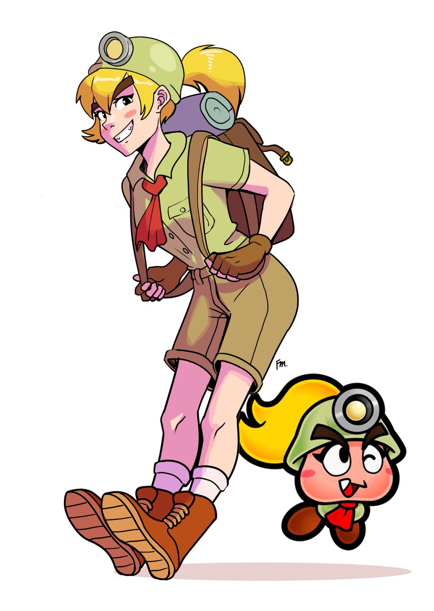 Gijinka Goombella Super Mario Know Your Meme 