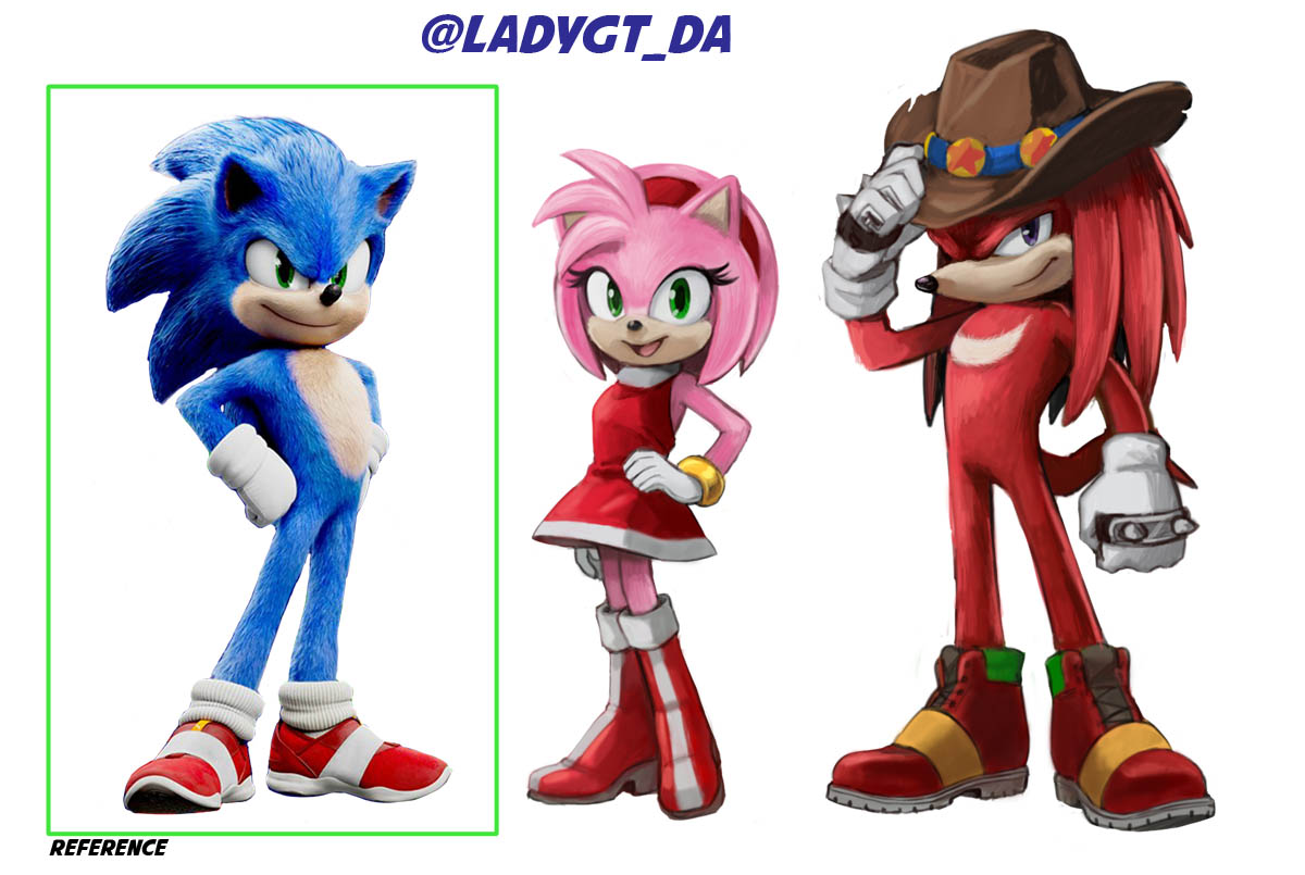 IF* Amy's in Sonic Movie, Sonic the Hedgehog (2020 Film)