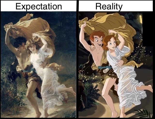 Expectation vs. Reality.