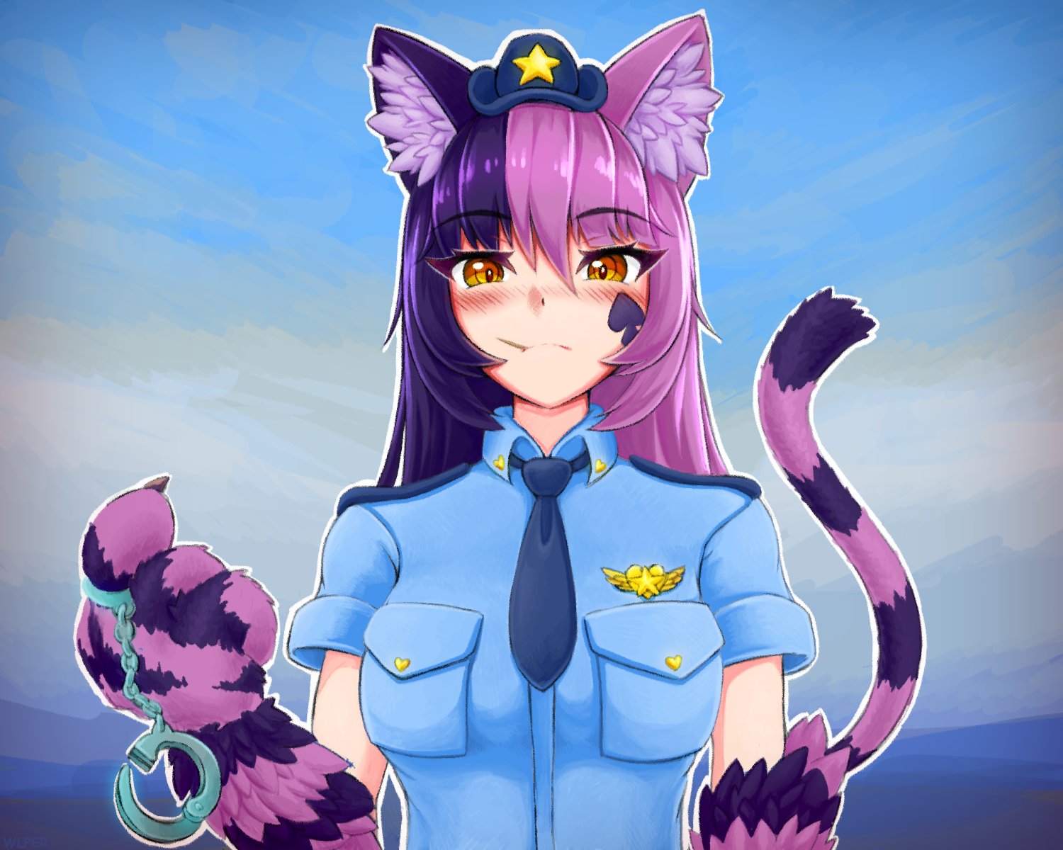 Cheshire Cop Monster Girls Know Your Meme