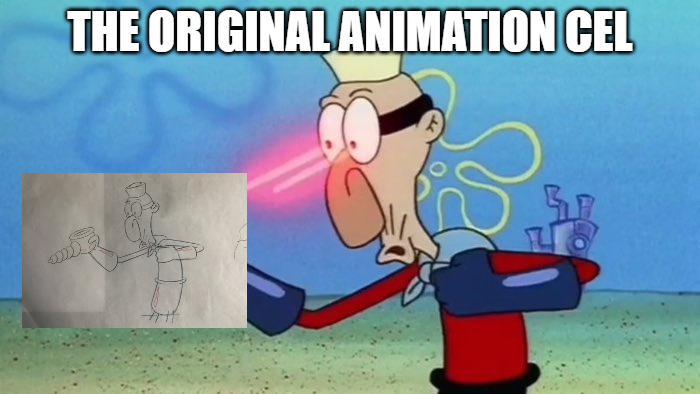 THE ORIGINAL ANIMATION CEL