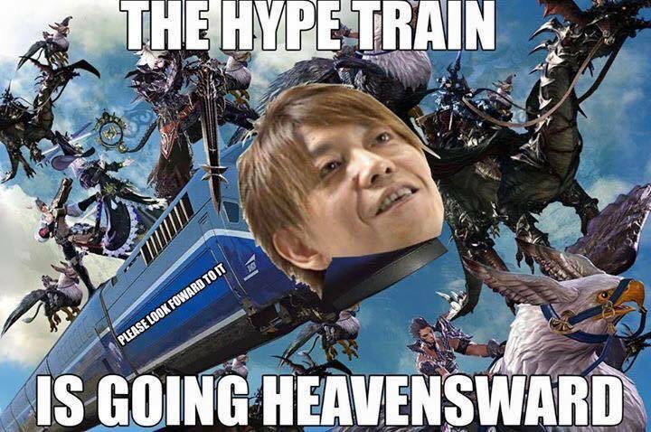 THE HYPE TRAIN PLEASE LOOK FOWARD TO IT IS GOING HEAVENSWARD