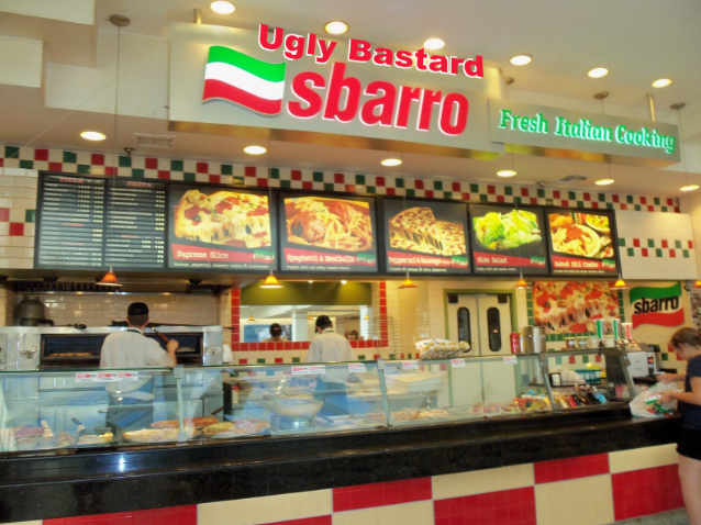 Ugly Bastard sbarro Fresh lialian Cooking Papreme ice sbarro