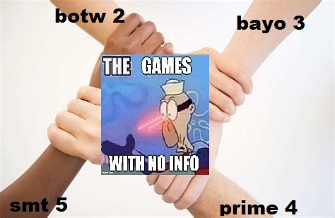 botw 2 bayo 3 THE GAMES WITH NO INFO smt 5 prime 4