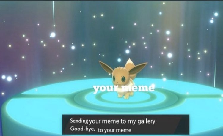 your neme Sending your meme to my gallery Good-bye, to your meme