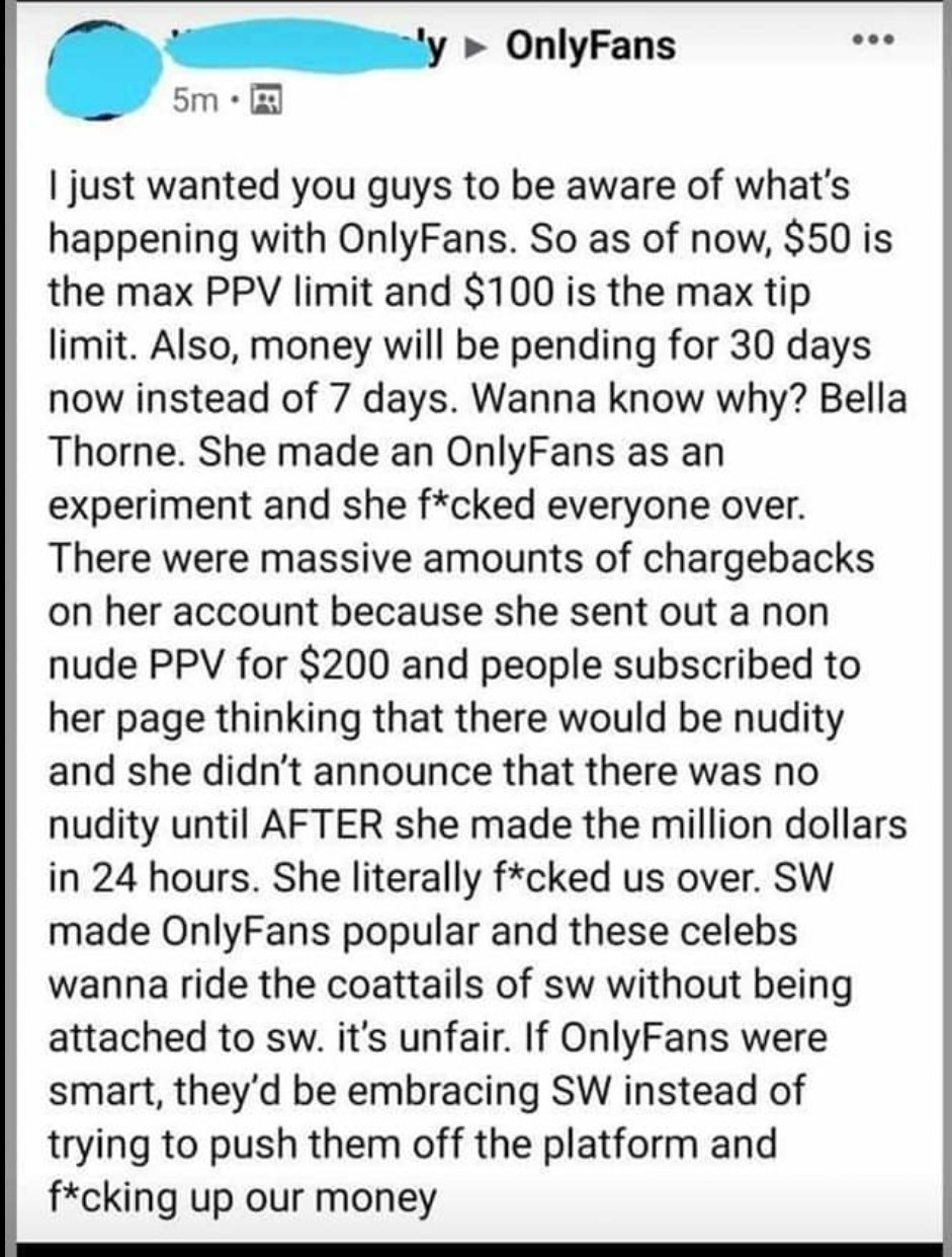 Only fans refund