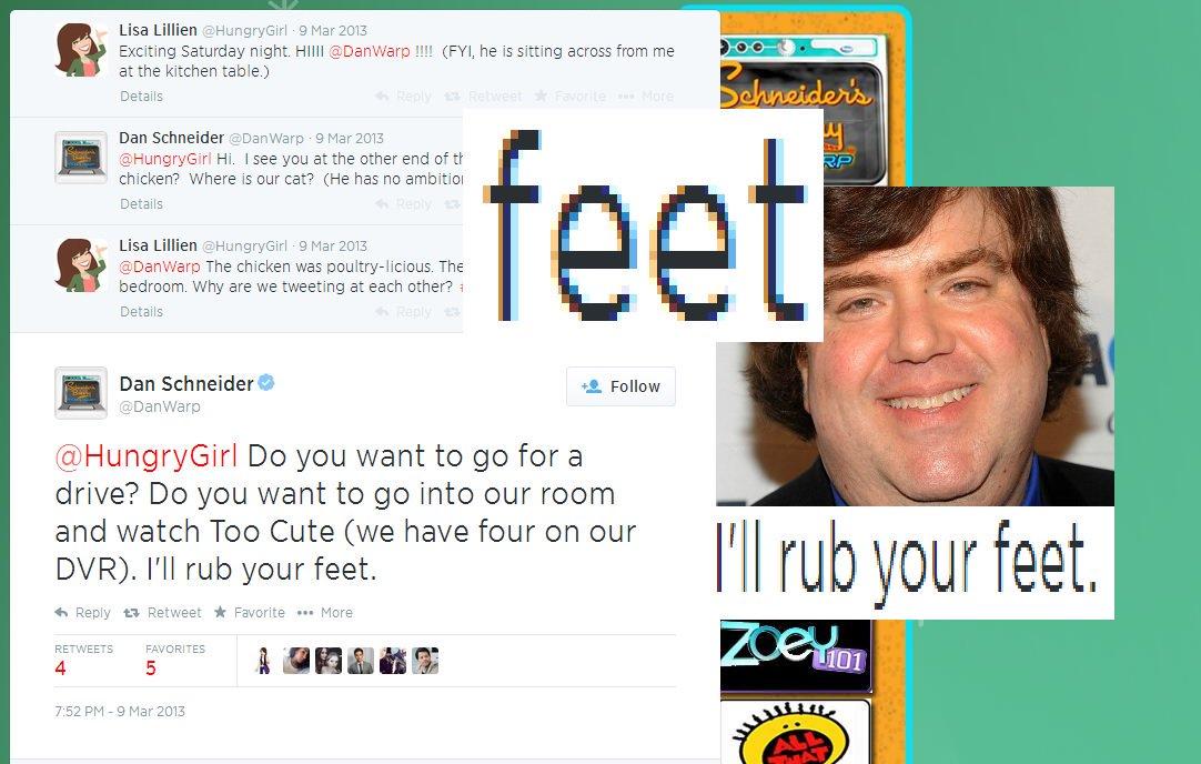 Feet | Dan Schneider Abuse Allegations | Know Your Meme