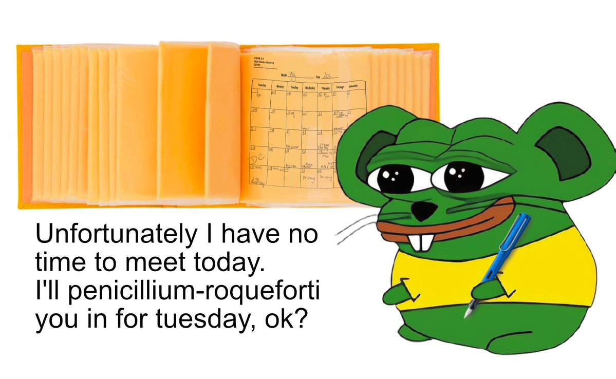 F Senda Wdly ay d thunde 131 DC. :00 Unfortunately I have no time to meet today. I'll penicillium-roqueforti you in for tuesday, ok?